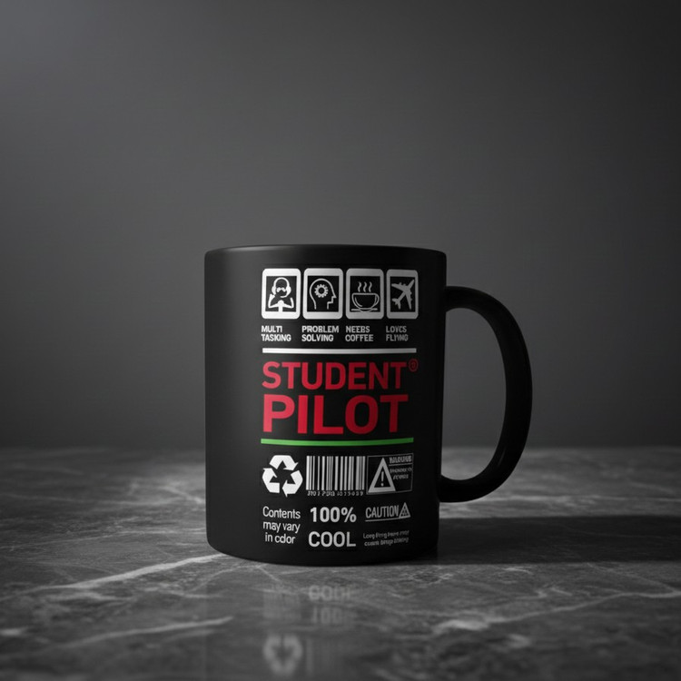 ماگ سرامیکی طرح Student Pilot کد M119