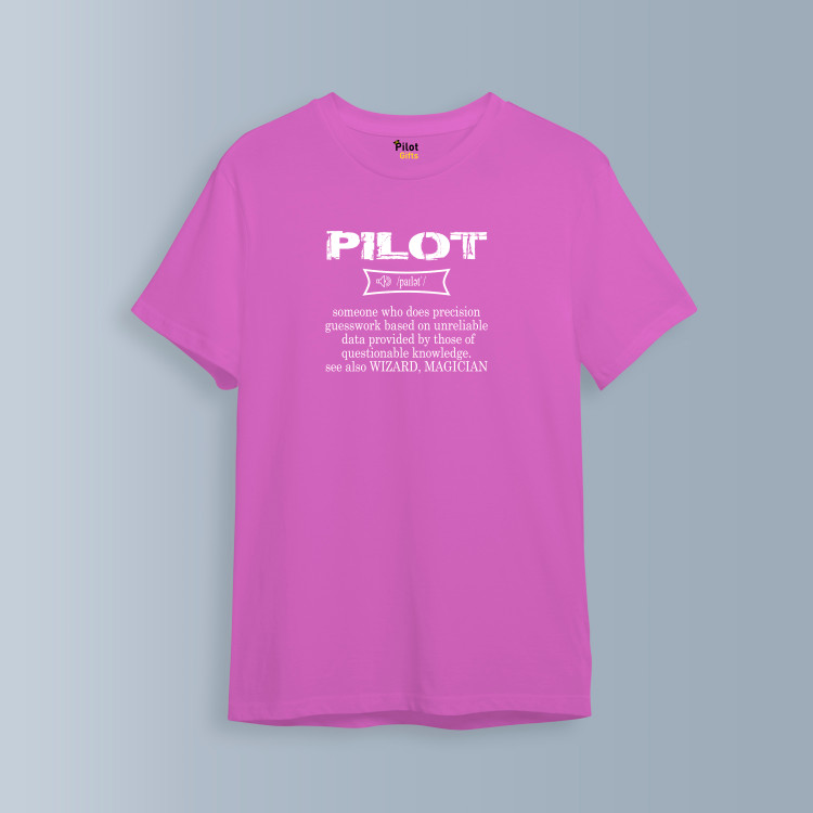 تیشرت نخی مردانه کلاسیک طرح Pilot کد T142