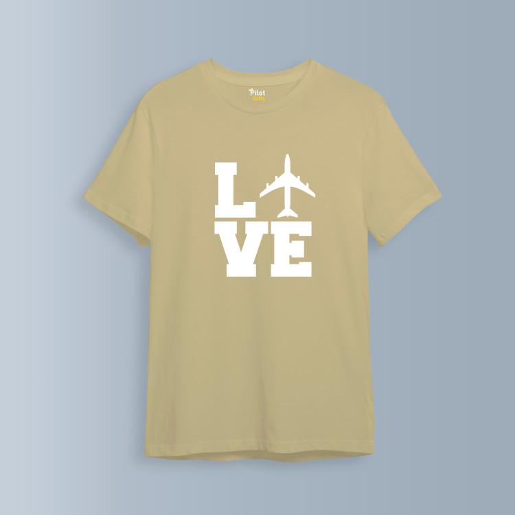 تیشرت هوانوردی طرح Love