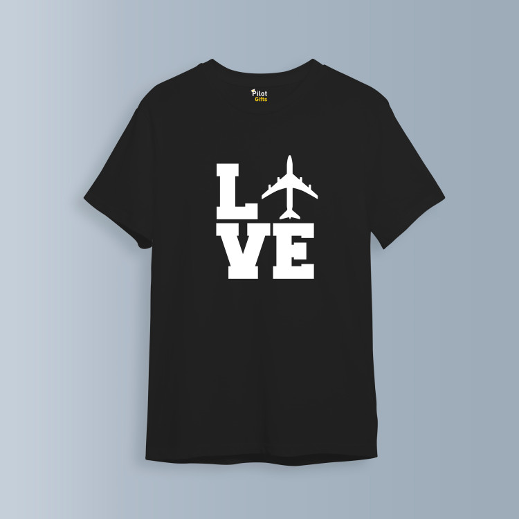 تیشرت هوانوردی طرح Love