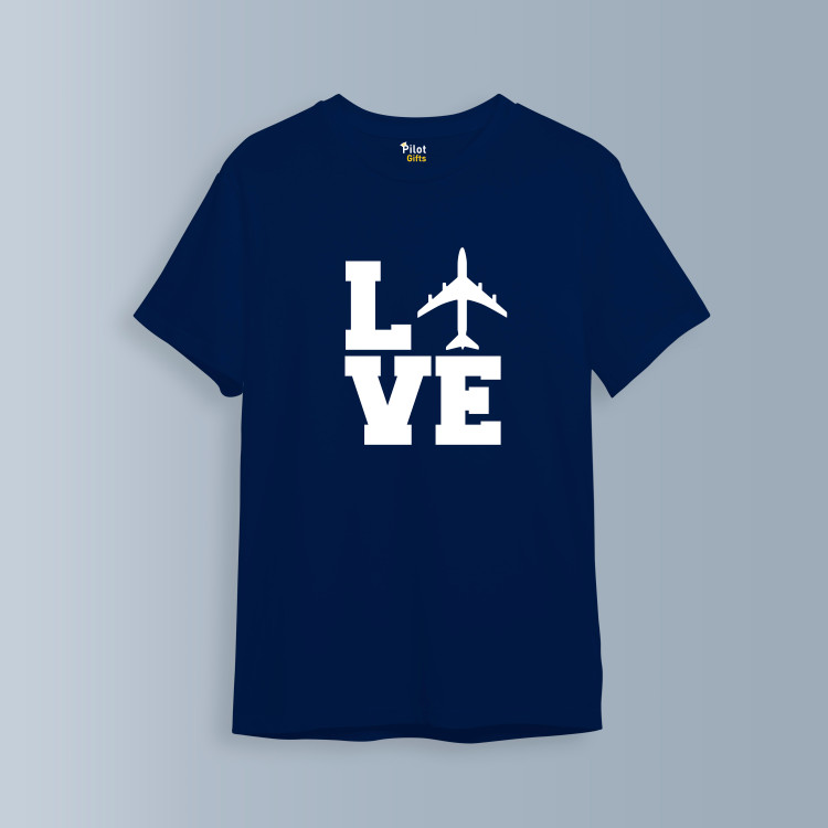 تیشرت هوانوردی طرح Love
