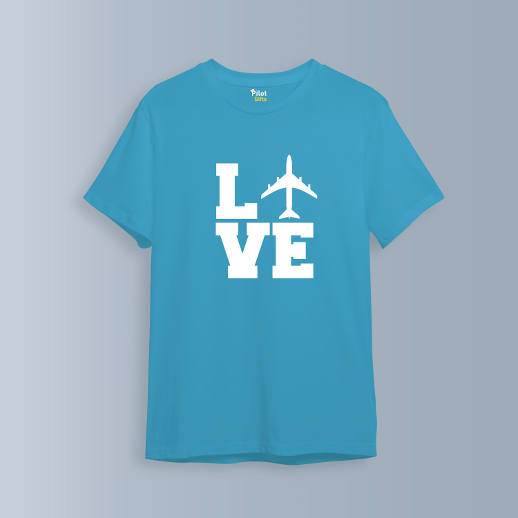 تیشرت هوانوردی طرح Love