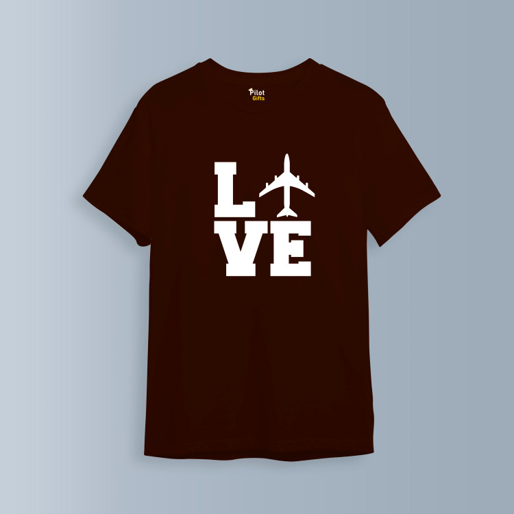 تیشرت هوانوردی طرح Love